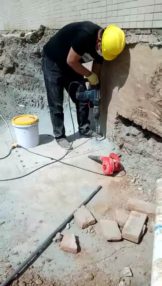 烟台新旧混凝土植筋连接加固